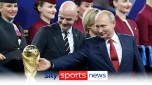 FIFA and UEFA suspend Russia until further notice; UEFA cut ties with Gazprom