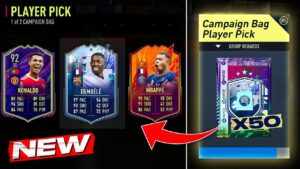 FIFA 22 50 NEW Campaign Bag Player Pick Packs!