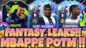FIFA 22: FANTASY FUT LEAKS & INFOS!!🔥😍 MBAPPE & NKUNKU POTM SBCS!!😳 | FIFA 22 MARKTANALYSE