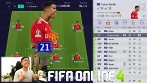 FIFA ONLINE 4: Trải Nghiệm RONALDO, BRUNO FERNANDES, ELANGA 21UCL Ngày Đầu Tiên Cực Cháy Cùng ILF