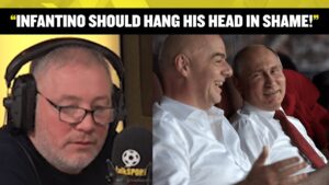 "HANG HIS HEAD IN SHAME!"⚽️ Ally expresses his frustration with FIFA & Infantino over Russian stance