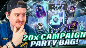 I opened 20x CAMPAIGN PARTY BAGS and THIS happened! FIFA 22 Ultimate Team