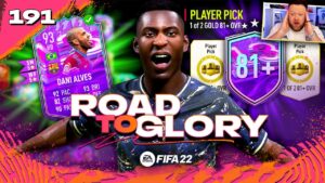 I spent EVERYTHING on 93 FUT BIRTHDAY DANI ALVES!!! FIFA 22 Road to Glory #191