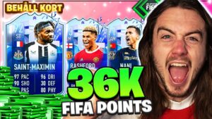 JAG SPENDERADE 36K FIFA POINTS UNDER EN FUT FANTASY PACK OPENING!! - FIFA 22 SVENSKA