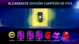 SOY UN CAMPEÓN DEL FIFA 22 MOBILE !!! RECOMPENSAS EPICAS !!! TOP 250 !!!