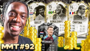 30+ MILLION COINS TEAM!🤑💰I FOUND THE BEST STRIKER IN FIFA 22! 🔥😱 MMT EP #92
