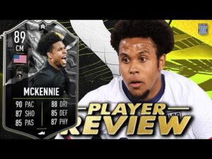 89 SHOWDOWN MCKENNIE PLAYER REVIEW! SBC PLAYER FIFA 22 ULTIMATE TEAM