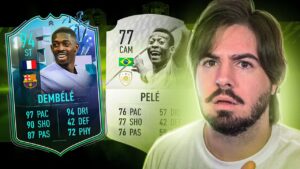 ESSE DEMBELE APELÃO É MELHOR QUE O PELÉ!!! FUT DRAFT FIFA 22