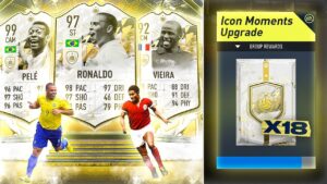 FIFA 22 18 x Guaranteed Icon Moments Upgrade Packs!