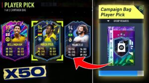 FIFA 22 50 x Guaranteed Campaign Bag Player Pick Packs!