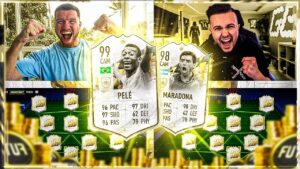FIFA 22: PELE vs MARADONA ICON MOMENTS SBB 😱😱