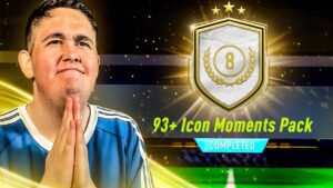 I opened the 93+ Moments Icon Pack on FIFA 22...