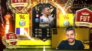 IHHHH MBAPPÉ 94 tá na PREMIAÇÃO DO FUT CHAMPIONS!! FIFA 22 Ultimate Team