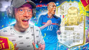 Mon PREMIER FUT CHAMPIONS avec ZINEDINE ZIDANE sur FIFA 22 ( Le retour de la panenka divine )