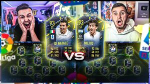 Muss das sein? 🤬😂 HERO Captains DI NATALE vs MILITO Squad Builder BATTLE ⭐️ FIFA 22