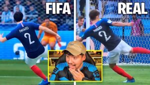 O REALISMO *ABSURDO* DO FIFA 22 vs VIDA REAL!!! (ESPETACULAR)