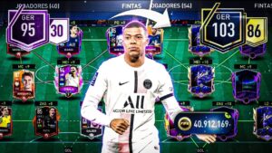 TOPZEIRA! 🔥 MONTEI TIME DE 40KK PRO INSCRITO C/ TRIO FRANCÊS CABULOSO 🇫🇷😁 - FIFA MOBILE 2022