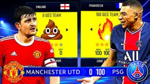 0 GESAMTSTÄRKE GEGEN 100 GESAMTSTÄRKE TEAM !!! 💀😂 FIFA 22 Karrieremodus Experiment