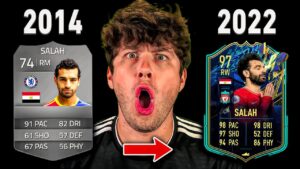 1 INSANE Challenge with Mo Salah in Every FIFA (14-22)