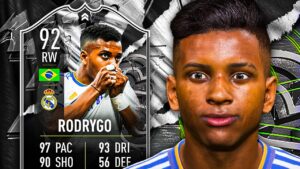 5⭐SKILL MOVES! 🤩 92 Showdown Rodrygo Player Review! - FIFA 22 Ultimate Team
