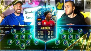 FIFA 22: ADEYEMI TOTS Squad Builder Battle 🔥🔥 IamTabak vs Wakez !!