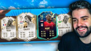 FUT DRAFT 100% ATUALIZADO! CHUVA DE ICON MOMENTS + TOTS no FIFA 22!!