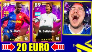 HO TROVATO ETO'O e BATISTUTA ICON con 20€!! (altro che FIFA) - EFOOTBALL 2022 DREAM TEAM!!
