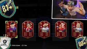 J'OUVRE X20 PACK 81X7 LIGA ( & MES RECOMPENSES FUT CHAMPIONS ) ! FIFA 22