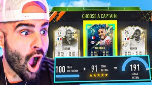 MY BEST 191 DRAFT EVER! FIFA 22 Ultimate Team