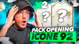 PACK OPENING et SBC ICÔNE 92+ x2 sur FIFA 22