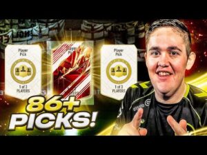 So I opened my 86+ TOTS FUT Champs Player Picks on FIFA 22...