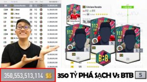 350 Tỷ Bay Màu I Love Xây Dựng Đội Hình BTB +5 Cực Khủng FO4: RONALDO, EUSEBIO, BECKHAM, NEDVED BTB