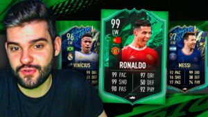 AAAAA TIREI O CR7 99 no FUT DRAFT MAIS ABSURDO DO FIFA 22!! *RECORDE*