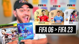 FIFA 06 - FIFA 23 Lewandowski vs Messi vs Ronaldo (EVOLUCIÓN FIFA)