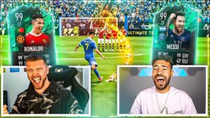 FIFA 22: C. Ronaldo 99 vs Messi 99 Freistoß Battle 🔥🔥 Proownez vs Wakez Discard Challenge