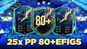 FIFA 22 - FIZ 25x PP 80+ EFIGS E TIREI CARTA TOTS! 💥 VALE A PENA FAZER?!?