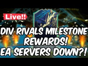 FIFA 22 LIVE MATCHMAKING DISABLED! LIVE EA SERVER MAINTENANCE! LIVE DIVISION RIVAL MILESTONE REWARDS