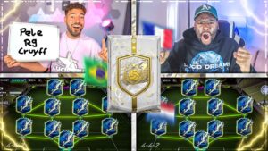 FIFA 22: RANDOM 93+ PRIME ICON MOMENTS PACK Squad Builder Battle 🔥🔥 Wakez vs Frederic !!