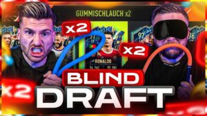 GUMMISCHLAUCH x2 nimmt EINEN KOMPLETT HOPS .. 🤬☠️ BLIND DRAFT BATTLE !! FIFA 22