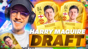 HARRY MAGUIRE en BUTEUR sur FIFA 22 ( Draft )