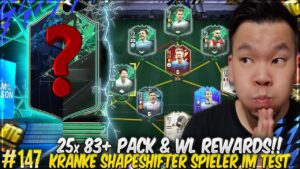 MEIN 25x83+ PACK 😮 DIESE SHAPESHIFTER SIND ON CRACK 🔥🔥 WL ENDSPURT DRAMA 😱 FIFA 22 RTG#147
