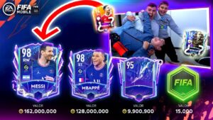 MIS HERMANITOS😱SACARON LOS MEJORES JUGADORES DEL FIFA 22 MOBILE !!! EPIC PACK OPENING !!! 😨