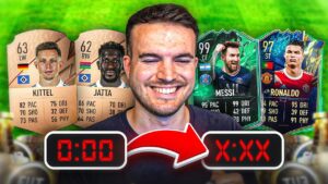 NEUER ACCOUNT! WIE SCHNELL bekommt man MESSI UND RONALDO in FIFA 22? 🥼🧐🧪 (Experiment)