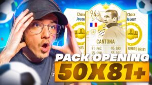 PACK OPENING CANTONA et CHOIX 81x50 sur FIFA 22