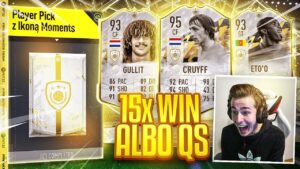 QUICKSELL IKONY OPTIMUS?! PICK z IKONĄ MOMENTS + 15 WIN'ów CHALLENGE! | FIFA 22