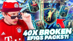 THESE PACKS ARE BROKEN?! 40x EFIGS TOTS Player Packs! FIFA 22 Ultimate Team