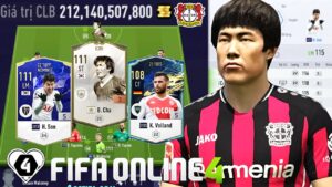 Trải Nghiệm Đội Hình Bayer Leverkusen 200 Tỷ Cực Mạnh Vs: Cha Bum Kun ICON, Ballack, Son Heung Min
