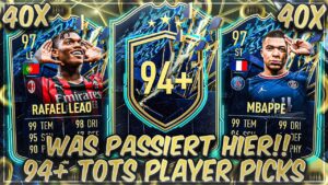 WAS PASSIERT HIER!! 40x GARANTIERTE 94+ TOTS PLAYER PICKS in FIFA 22