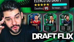 CONSEGUI 195 no FUT DRAFTFLIX! O MELHOR DA HISTÓRIA! FIFA 22