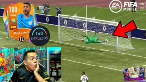 🥵CUIDADO CON ESTE PORTERO!!! UNAI SIMON ¿Vale la Pena? COMO ATAJA en FIFA MOBILE | Review #28